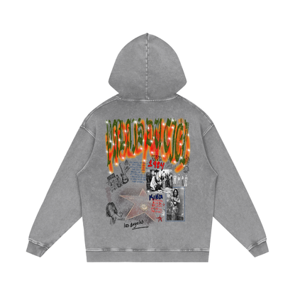 TOUR OF HOLLYWOOD SNOW WASHED HOODIE
