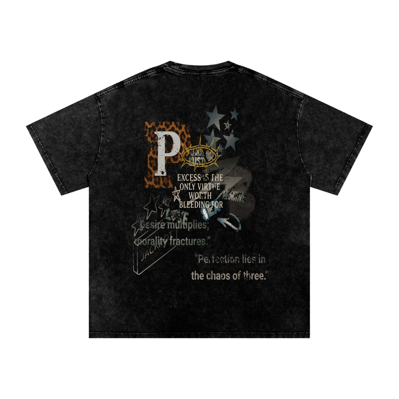 A VOULEZ-VOUS COUCHER AVEC MOI CE SOIR / PALAIS DU CIEL WASHED T- SHIRT