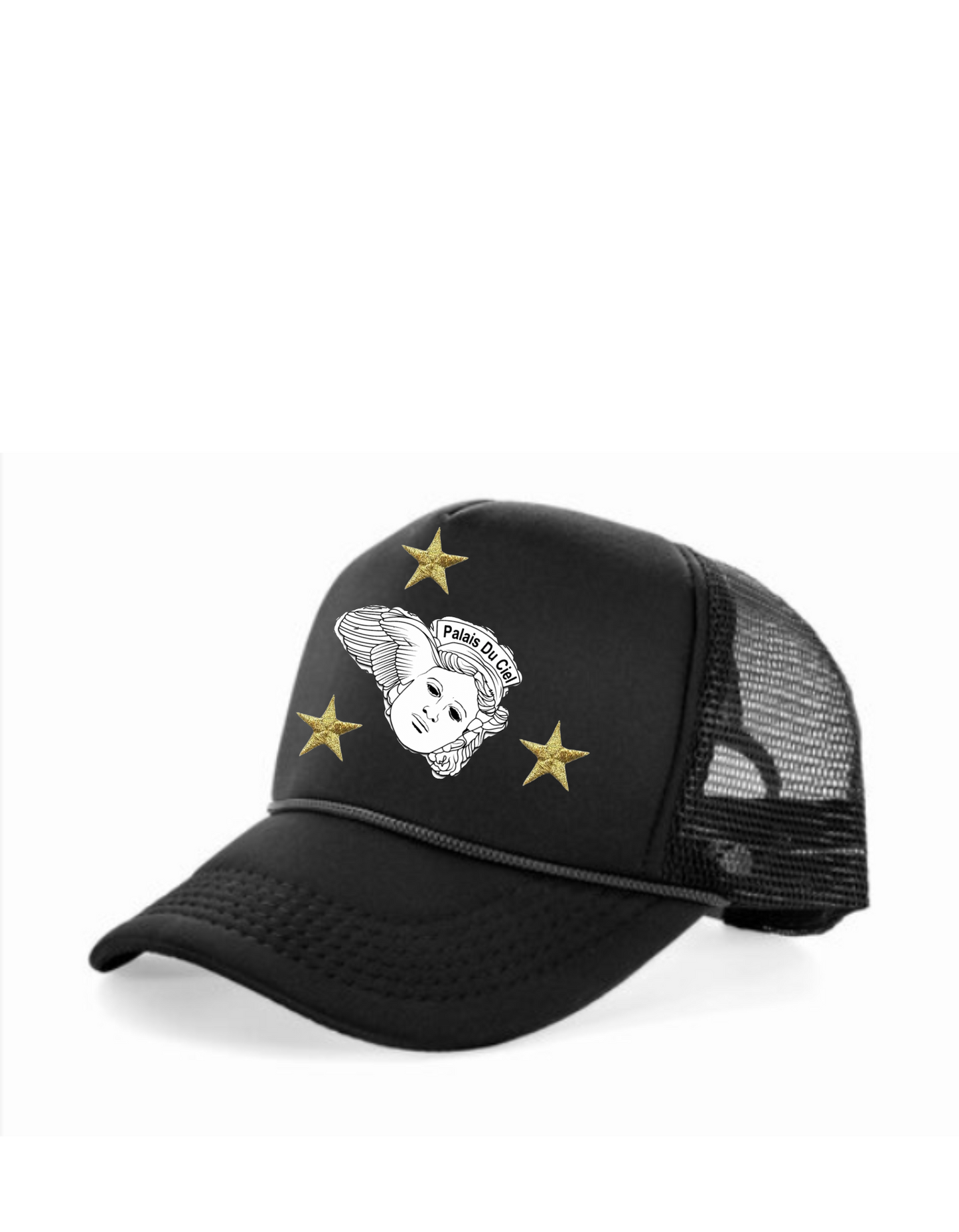 Black Palais Du Ciel Trucker Hat