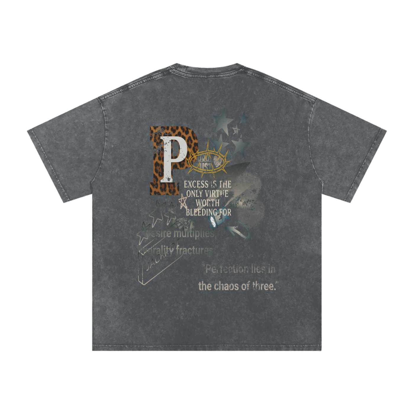 A VOULEZ-VOUS COUCHER AVEC MOI CE SOIR / PALAIS DU CIEL WASHED T- SHIRT