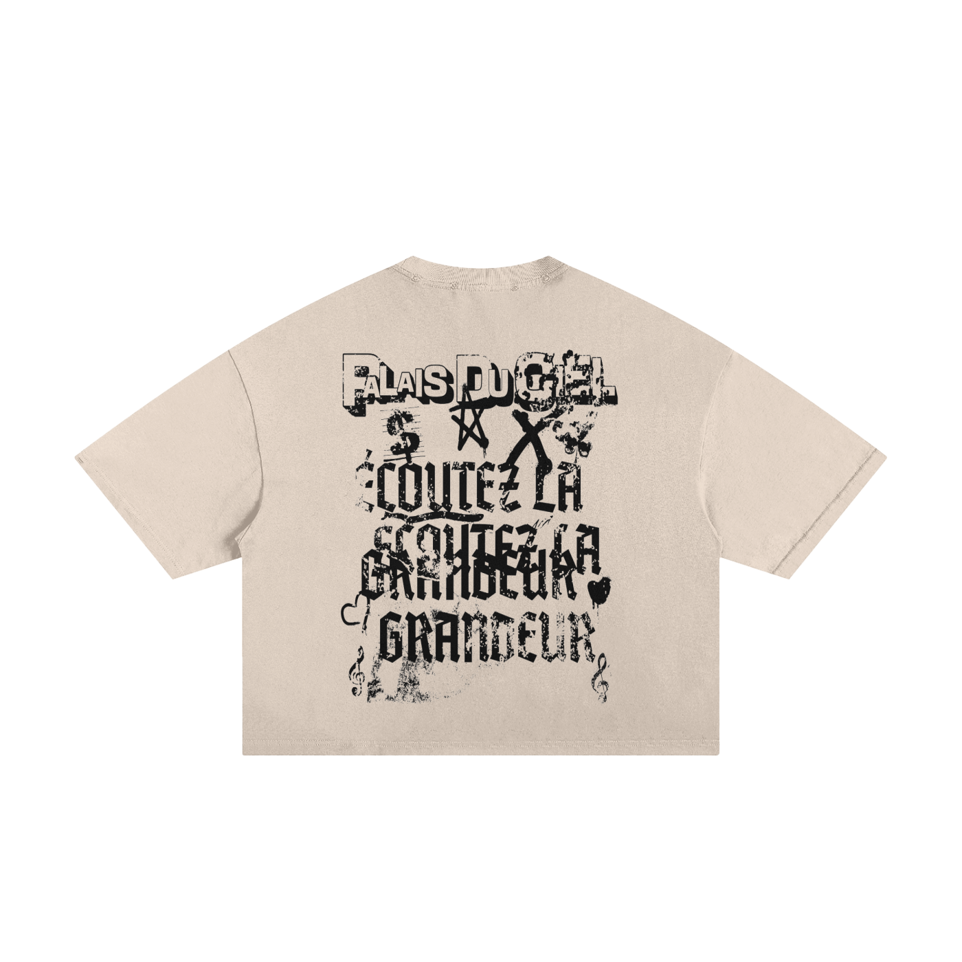 A ÉCOUTEZ LA GRANDEUR / PALAIS DU CIEL T-SHIRT