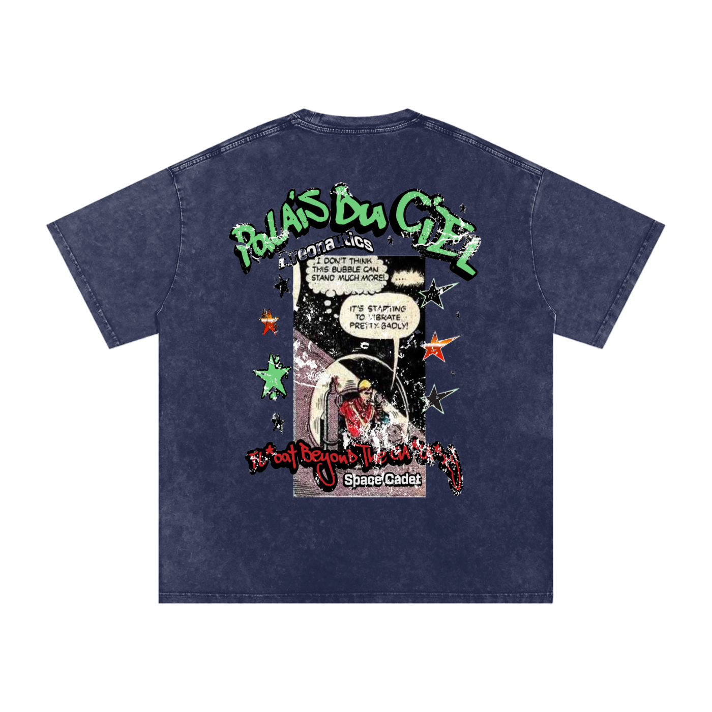 A I'm From Outer Space/ PALAIS DU CIEL Oversized Washed - T-shirt