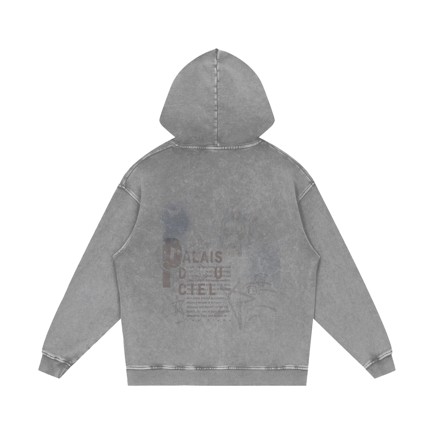 A MÉNAGE À QUATRE / PALAIS DU CIEL WASHED HOODIE