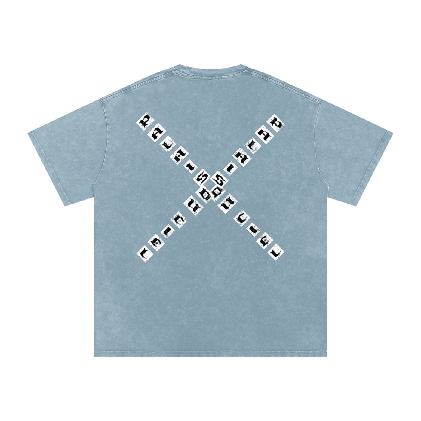 PLAY YOUR PALAIS DU CIEL CARDS RIGHT OVERSIZED WASHED T-SHIRT