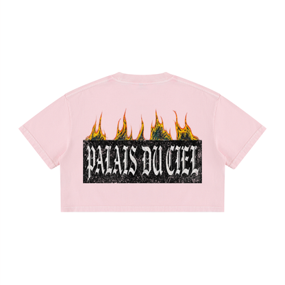 PALACE OF HEAVEN WASHED CROP T-SHIRT