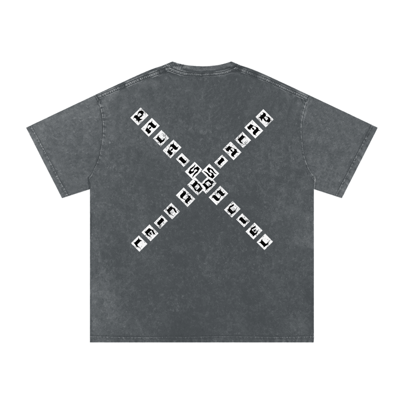PLAY YOUR PALAIS DU CIEL CARDS RIGHT OVERSIZED WASHED T-SHIRT