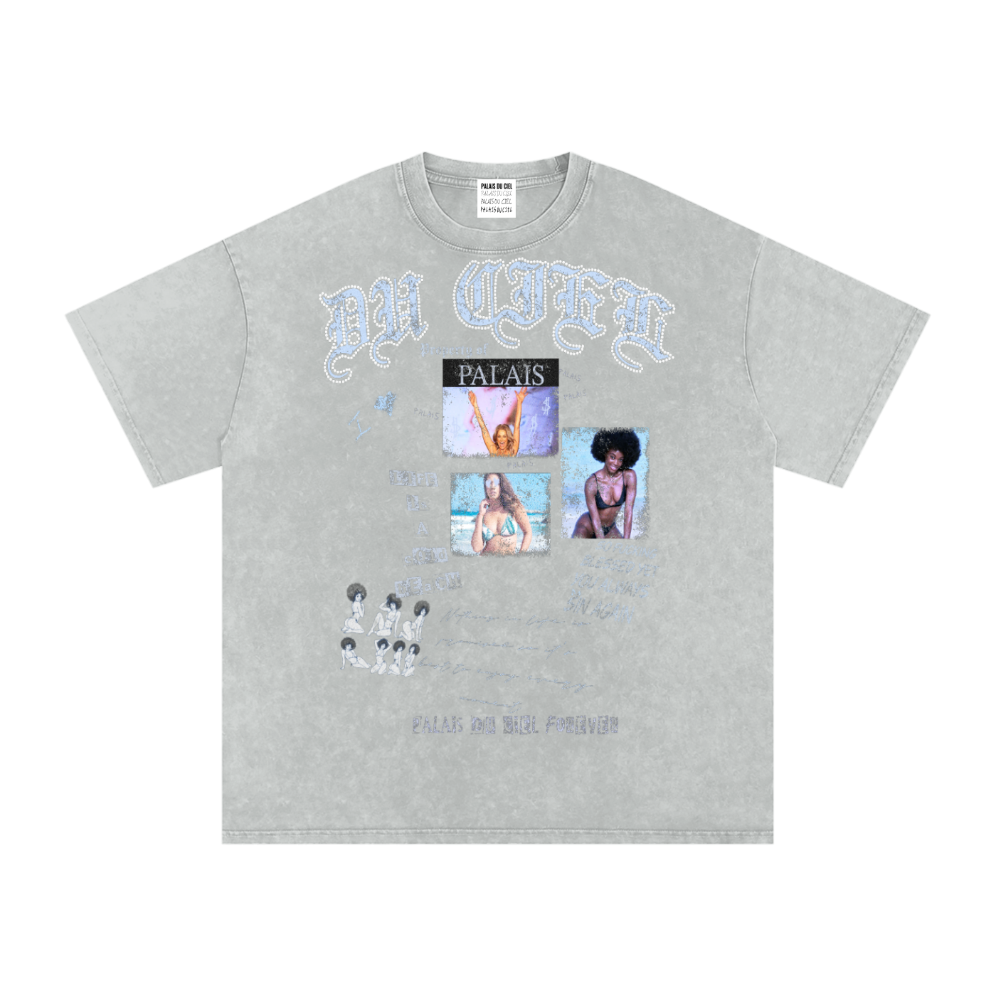 SUPERMODEL AT THE BEACH T-SHIRT