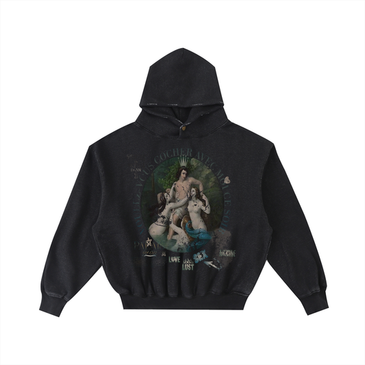A VOULEZ-VOUS COUCHER AVEC MOI CE SOIR / PALAIS DU CIEL WASHED HOODIE