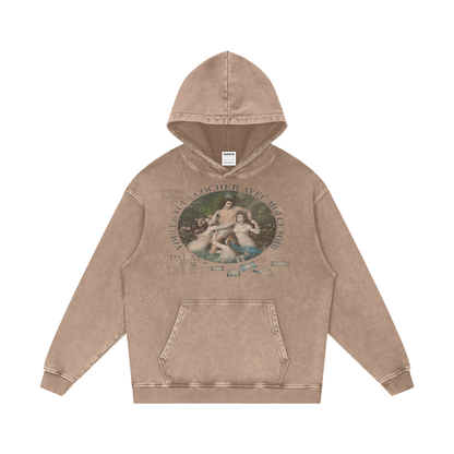 VOULEZ-VOUS COUCHER AVEC MOI CE SOIR WASHED HOODIE