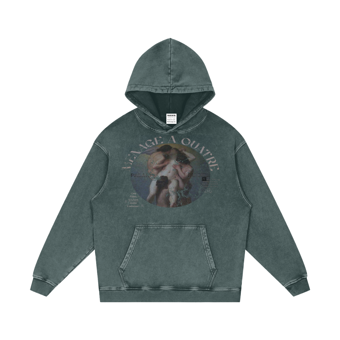 A MÉNAGE À QUATRE / PALAIS DU CIEL WASHED HOODIE