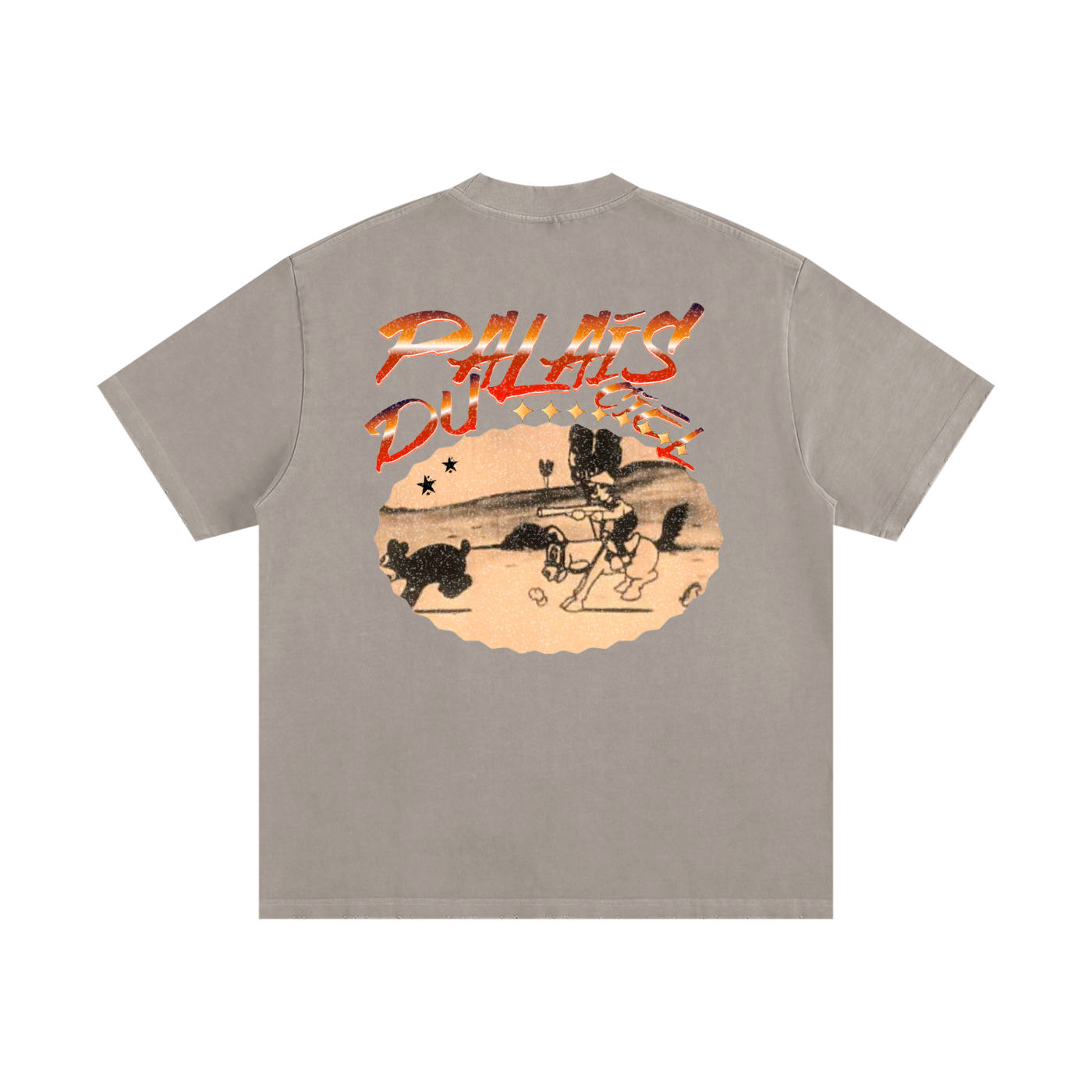 A Palais Du Ciel Cartoon Hunting Scene T-shirt