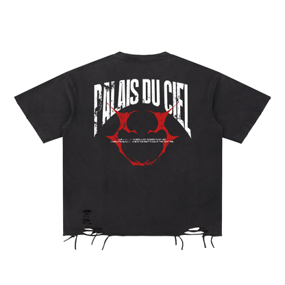 Blessed Angel Distressed T- Shirt