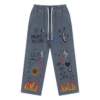 LA GRÂCE DU CIEL — WASHED SWEATPANTS