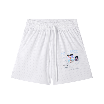 LA VIE ÉTERNELLE MESH SHORTS
