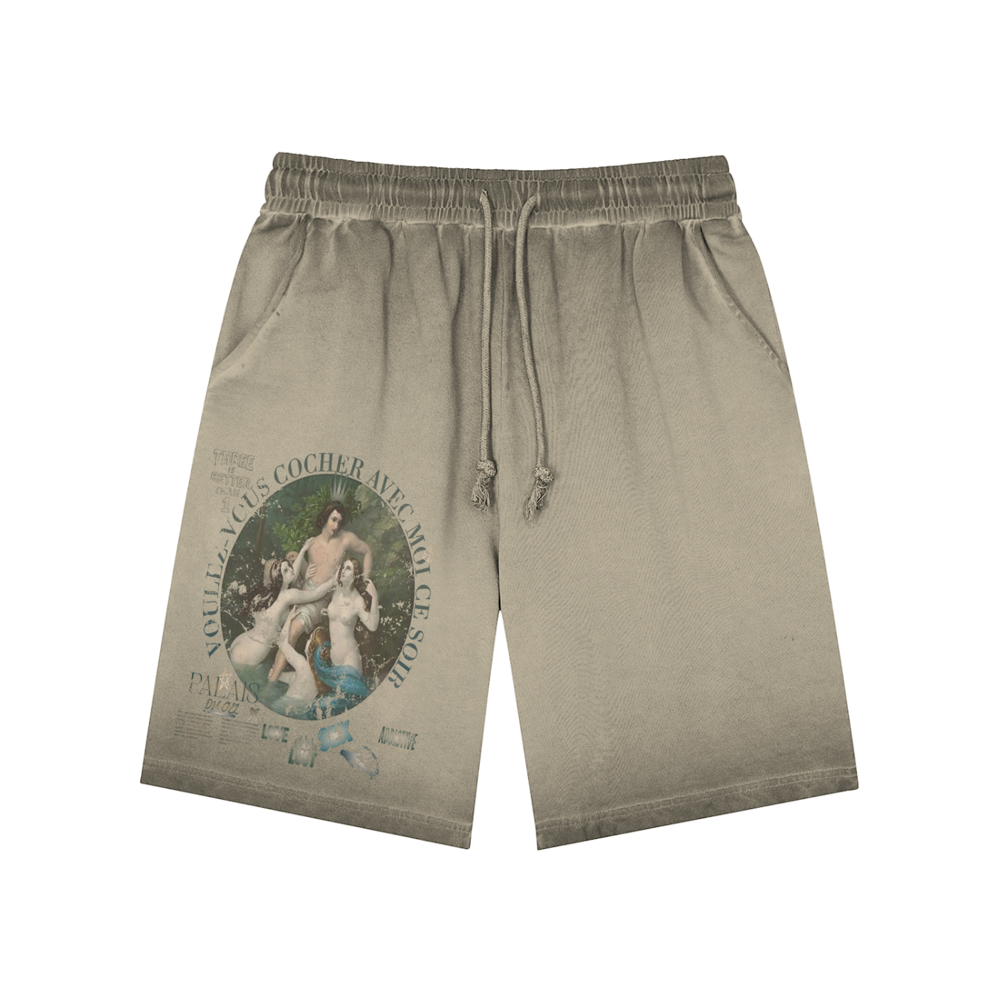 A VOULEZ-VOUS COUCHER AVEC MOI CE SOIR / PALAIS DU CIEL WASHED SHORTS
