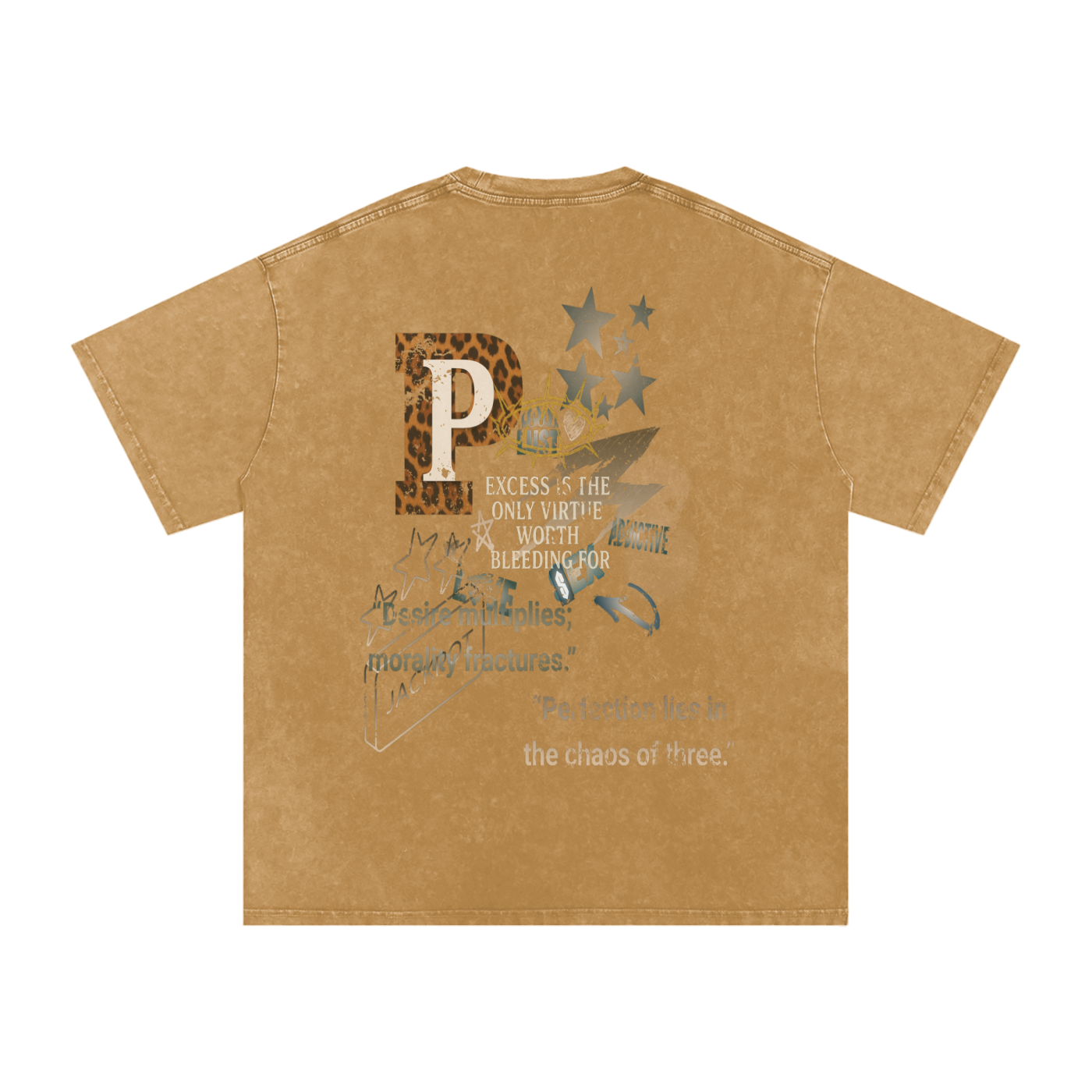 A VOULEZ-VOUS COUCHER AVEC MOI CE SOIR / PALAIS DU CIEL WASHED T- SHIRT