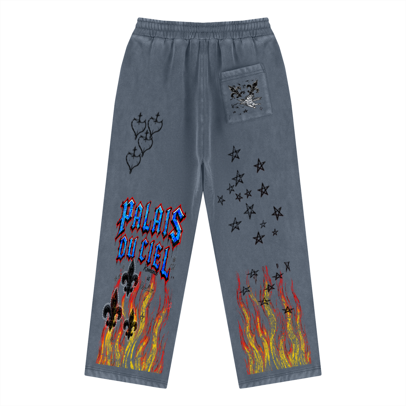 FOREVER BLESSED WASH SWEATPANTS