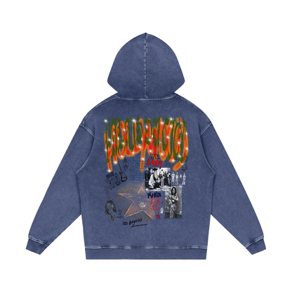 TOUR OF HOLLYWOOD SNOW WASHED HOODIE