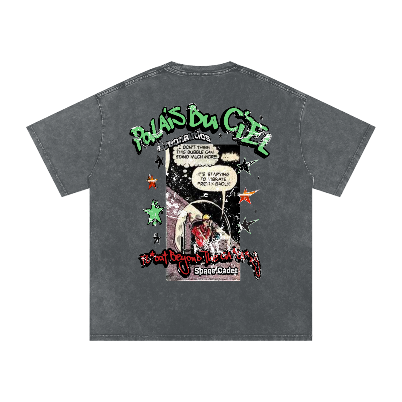 A I'm From Outer Space/ PALAIS DU CIEL Oversized Washed - T-shirt