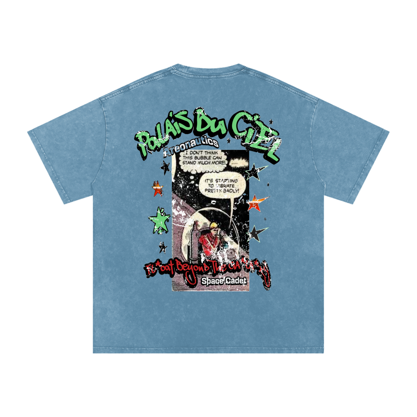 A I'm From Outer Space/ PALAIS DU CIEL Oversized Washed - T-shirt