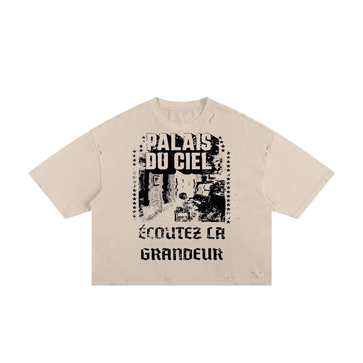 A ÉCOUTEZ LA GRANDEUR / PALAIS DU CIEL T-SHIRT