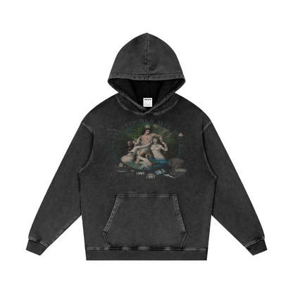VOULEZ-VOUS COUCHER AVEC MOI CE SOIR WASHED HOODIE