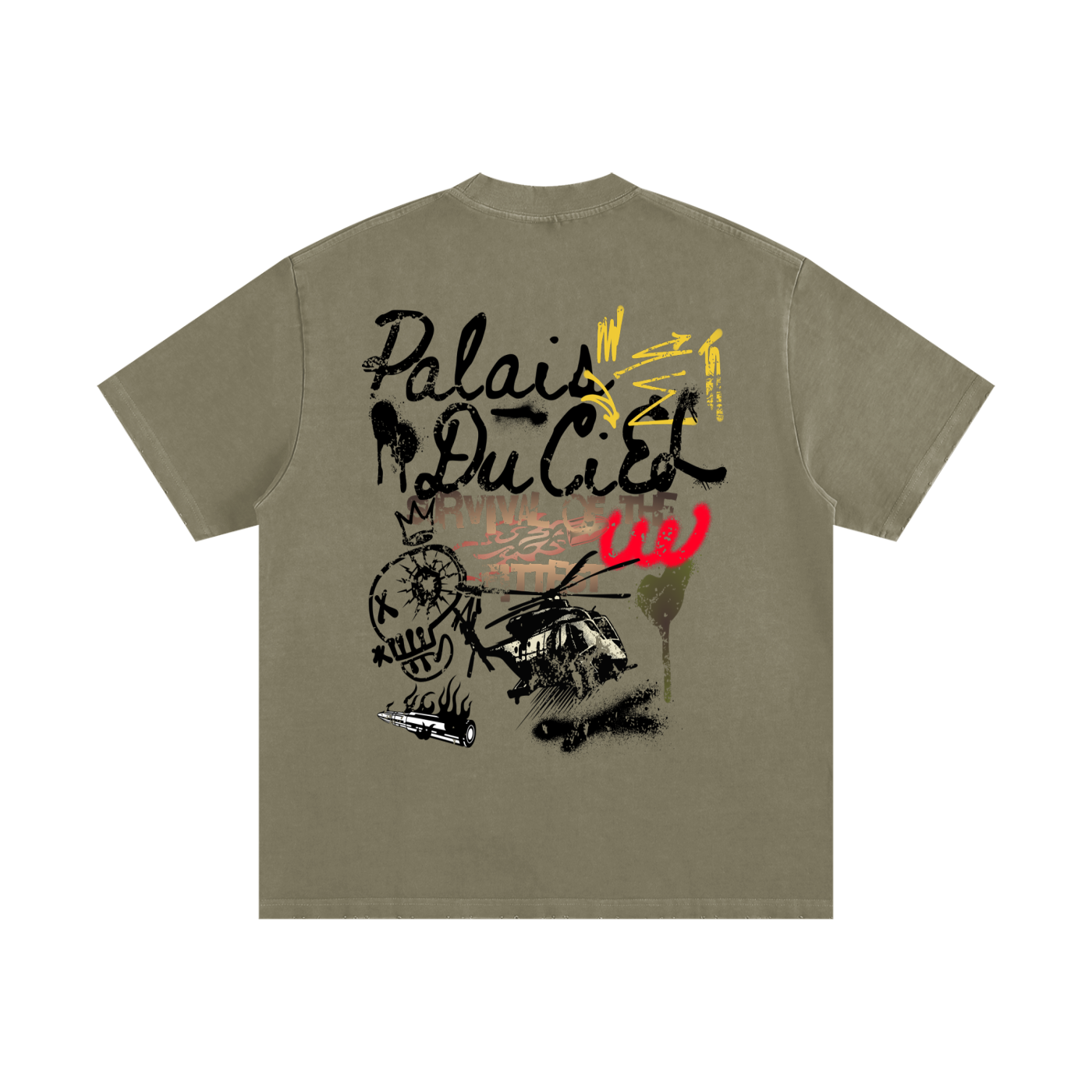 A GAGNEONS LA GUERRE/ PALAIS DU CIEL "LET'S WIN THE WAR T SHIRT"