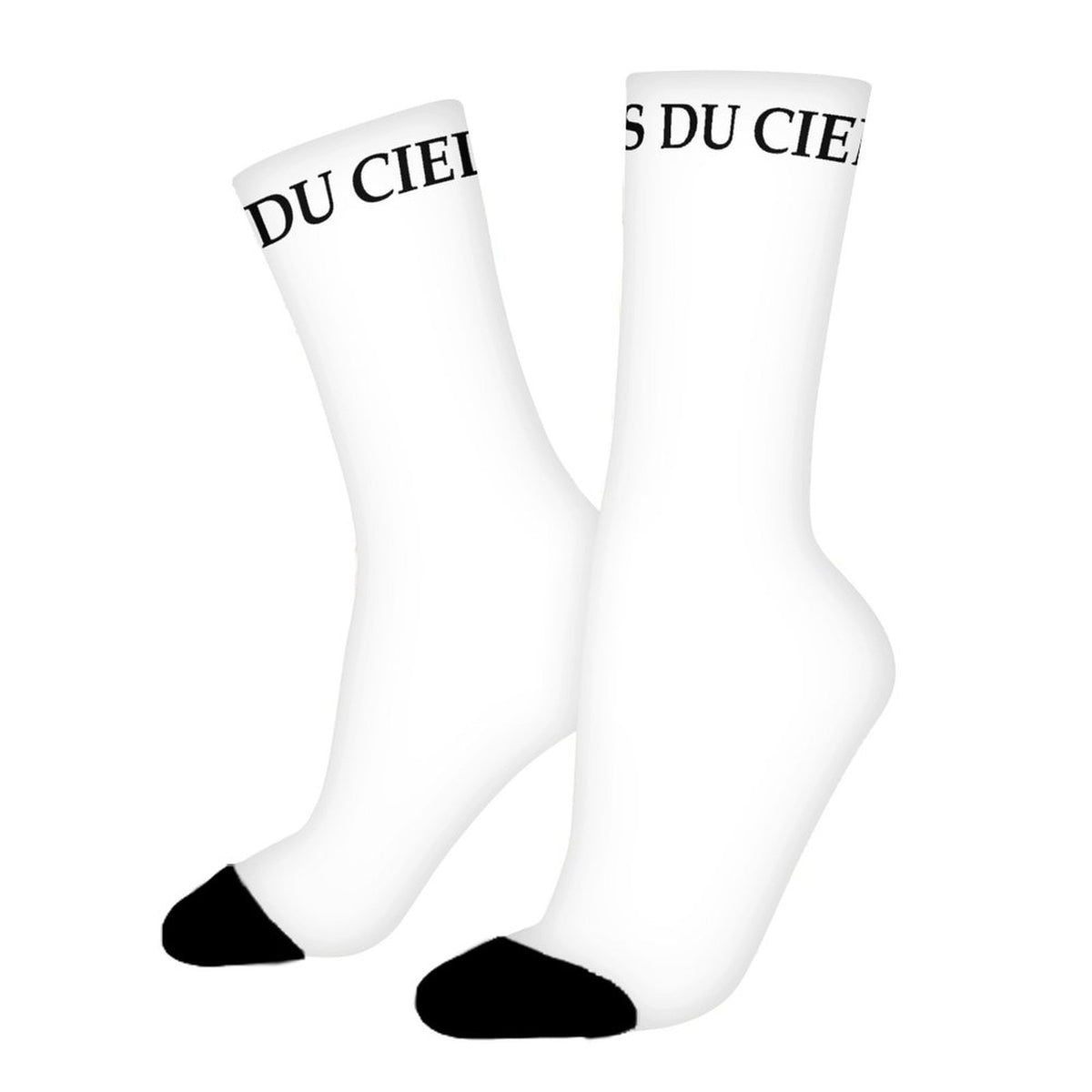 WHITE SIGNATURE CIEL SOCKS
