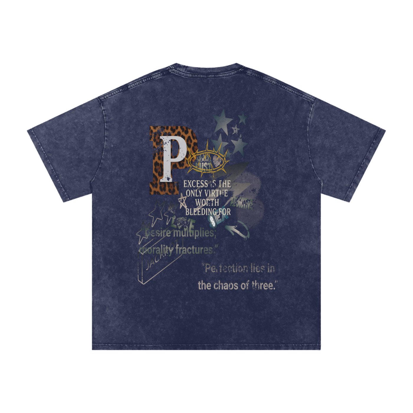 A VOULEZ-VOUS COUCHER AVEC MOI CE SOIR / PALAIS DU CIEL WASHED T- SHIRT