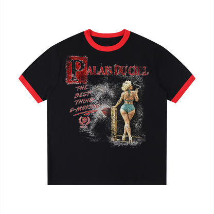 MODEL SMOKING T-SHIRT