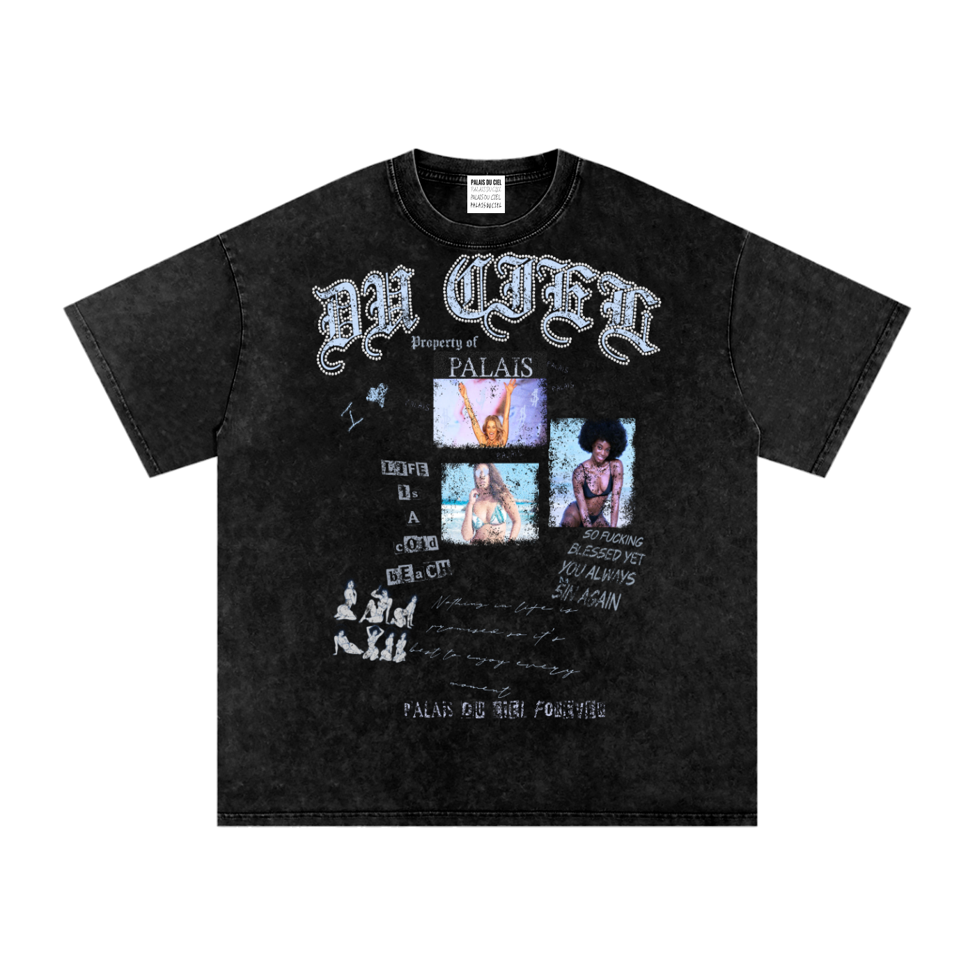 SUPERMODEL AT THE BEACH T-SHIRT