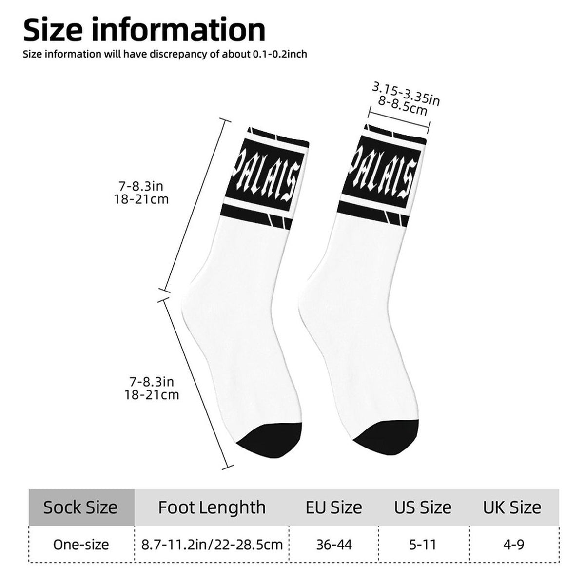WHITE AND BLACK STRIPED CIEL SOCKS