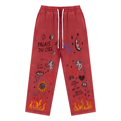 LA GRÂCE DU CIEL — WASHED SWEATPANTS
