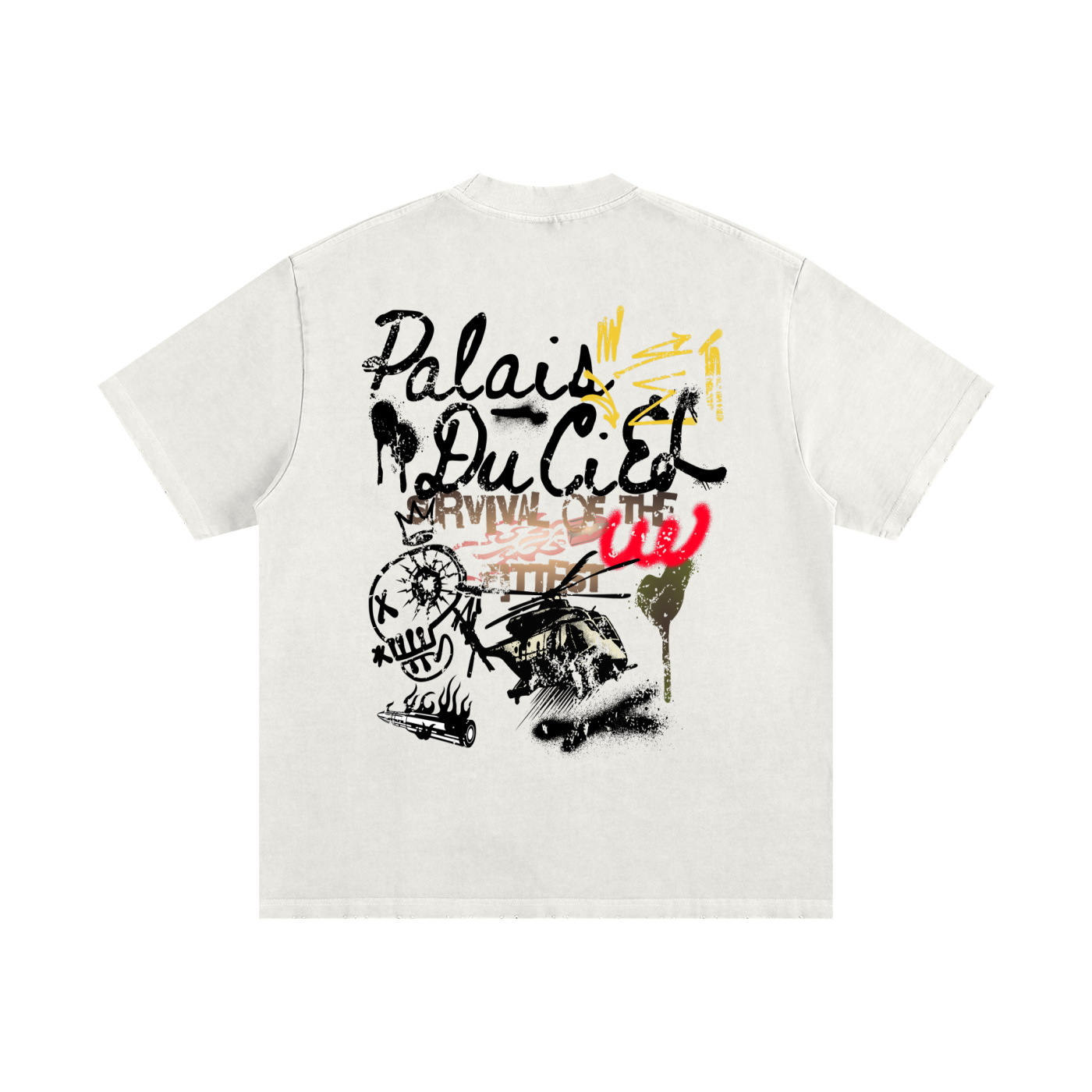 A GAGNEONS LA GUERRE/ PALAIS DU CIEL "LET'S WIN THE WAR T SHIRT"