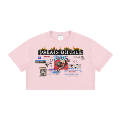 PALACE OF HEAVEN WASHED CROP T-SHIRT